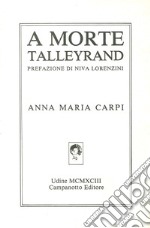 A morte Talleyrand libro