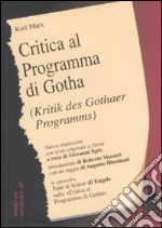 Critica del programma di Gotha. Testo tedesco a fronte libro