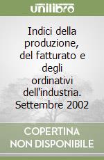 Indici della produzione, del fatturato e degli ordinativi dell'industria. Settembre 2002 libro