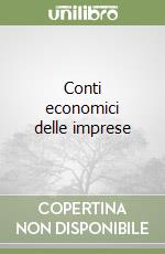 Conti economici delle imprese libro