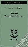 Note sul «Ramo d'oro» di Frazer libro