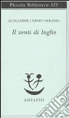 Il venti di luglio libro