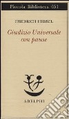 Giudizio universale con pause libro