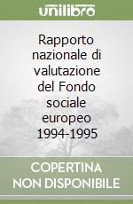 Rapporto nazionale di valutazione del Fondo sociale europeo 1994-1995 libro