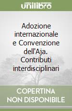 Adozione internazionale e Convenzione dell'Aja. Contributi interdisciplinari libro