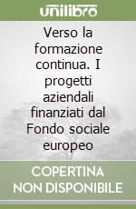 Verso la formazione continua. I progetti aziendali finanziati dal Fondo sociale europeo libro