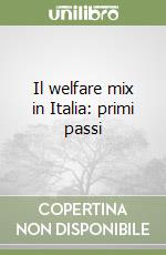 Il welfare mix in Italia: primi passi libro