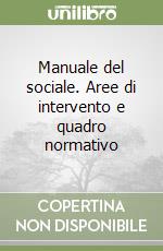 Manuale del sociale. Aree di intervento e quadro normativo libro