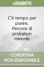 C'è tempo per punire. Percorsi di probation minorile libro