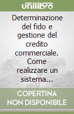 Determinazione del fido e gestione del credito commerciale. Come realizzare un sistema aziendale per l'organizzazione dell'ufficio crediti: concessione fidi... libro