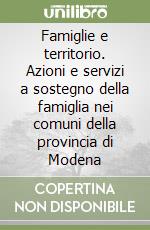 Famiglie e territorio. Azioni e servizi a sostegno della famiglia nei comuni della provincia di Modena libro