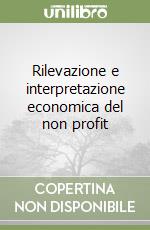 Rilevazione e interpretazione economica del non profit libro