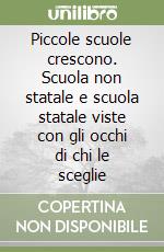 Piccole scuole crescono. Scuola non statale e scuola statale viste con gli occhi di chi le sceglie