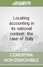 Locating accounting in its national context: the case of Italy