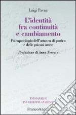 L'identità fra continuità e cambiamento. Psicopatologia dell'attacco di panico e delle psicosi acute libro