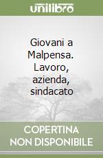 Giovani a Malpensa. Lavoro, azienda, sindacato libro