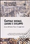 Capitale sociale, lavoro e sviluppo libro