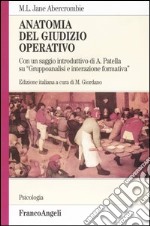 Anatomia del giudizio operativo libro