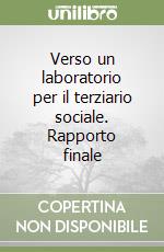 Verso un laboratorio per il terziario sociale. Rapporto finale