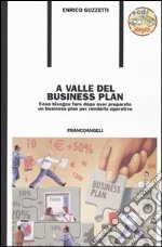 A valle del business plan. Cosa bisogna fare dopo aver preparato un business plan per renderlo operativo. Con CD-ROM libro