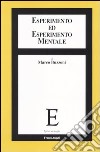 Esperimento ed esperimento mentale libro di Buzzoni Marco