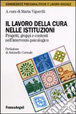 Il lavoro della cura nelle istituzioni. Progetti, gruppi e contesti nell'intervento psicologico libro