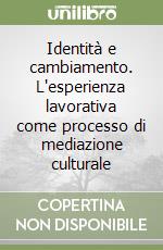 Identità e cambiamento. L'esperienza lavorativa come processo di mediazione culturale libro