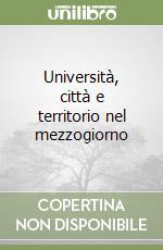 Università, città e territorio nel mezzogiorno libro