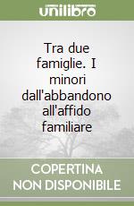 Tra due famiglie. I minori dall'abbandono all'affido familiare