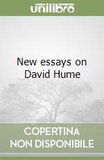 New essays on David Hume libro