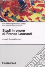 Studi in onore di Franco Leonardi libro