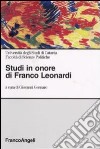 Studi in onore di Franco Leonardi libro di Gennaro Giovanni