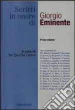 Scritti in onore di Giorgio Eminente libro