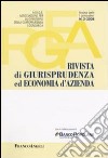 Rivista di giurisprudenza ed economia d'azienda (2008). Vol. 3 libro