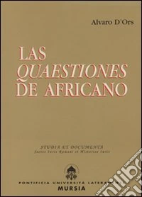 Las Quaestiones de Africano libro