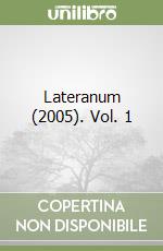 Lateranum (2005). Vol. 1 libro