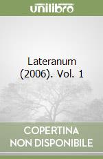 Lateranum (2006). Vol. 1 libro