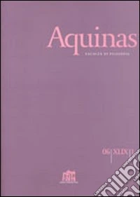 Aquinas. Rivista internazionale di filosofia (2009). Vol. 3 libro