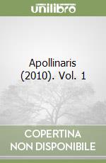 Apollinaris (2010). Vol. 1 libro