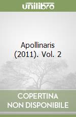 Apollinaris (2011). Vol. 2 libro
