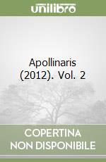 Apollinaris (2012). Vol. 2 libro