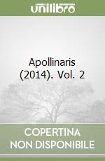 Apollinaris (2014). Vol. 2 libro