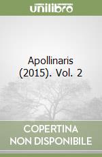Apollinaris (2015). Vol. 2 libro