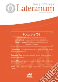 Lateranum (2018). Vol. 3: Focus sul '68 libro