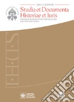 Studia et documenta historiae et iuris (2022). Vol. 88 libro