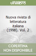 Nuova rivista di letteratura italiana (1998). Vol. 2 libro