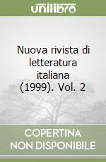 Nuova rivista di letteratura italiana (1999). Vol. 2 libro