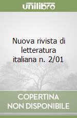Nuova rivista di letteratura italiana n. 2/01 libro