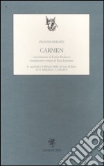 Carmen. Testo francese a fronte libro