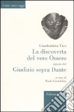 La discoverta del vero Omero-Giudizio sopra Dante libro